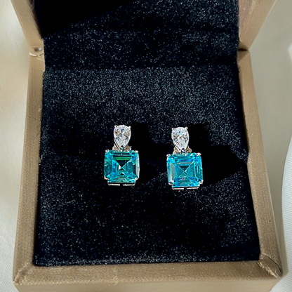 Princess Blues Statement Studs