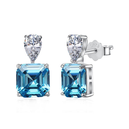 Princess Blues Statement Studs