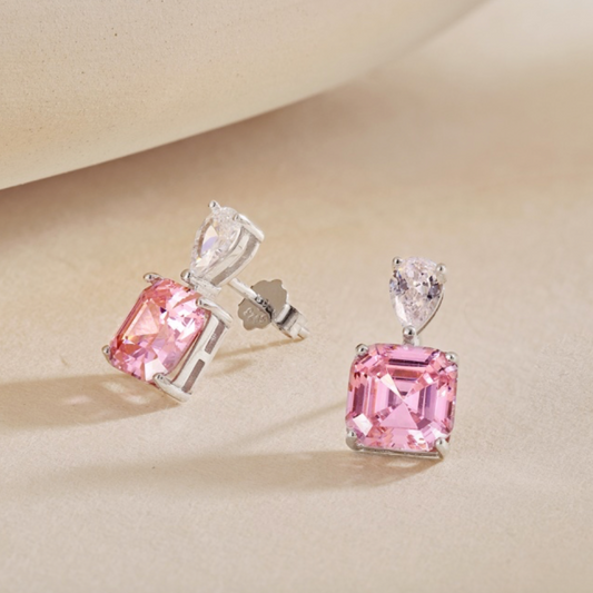 Princess Pinks Statement Studs