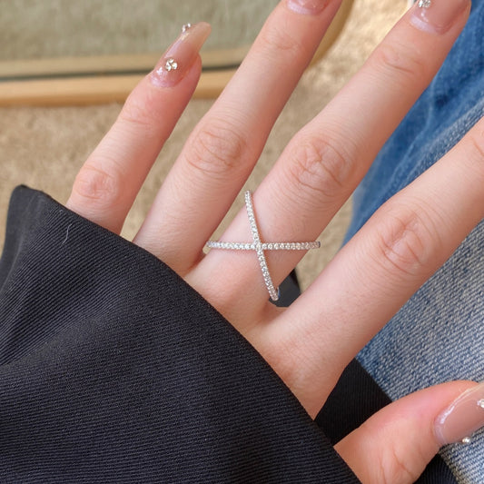 Cross Band Ring