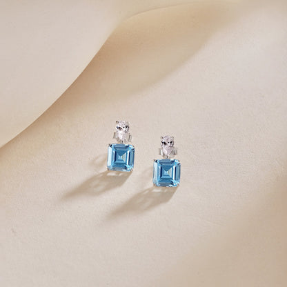 Princess Blues Statement Studs