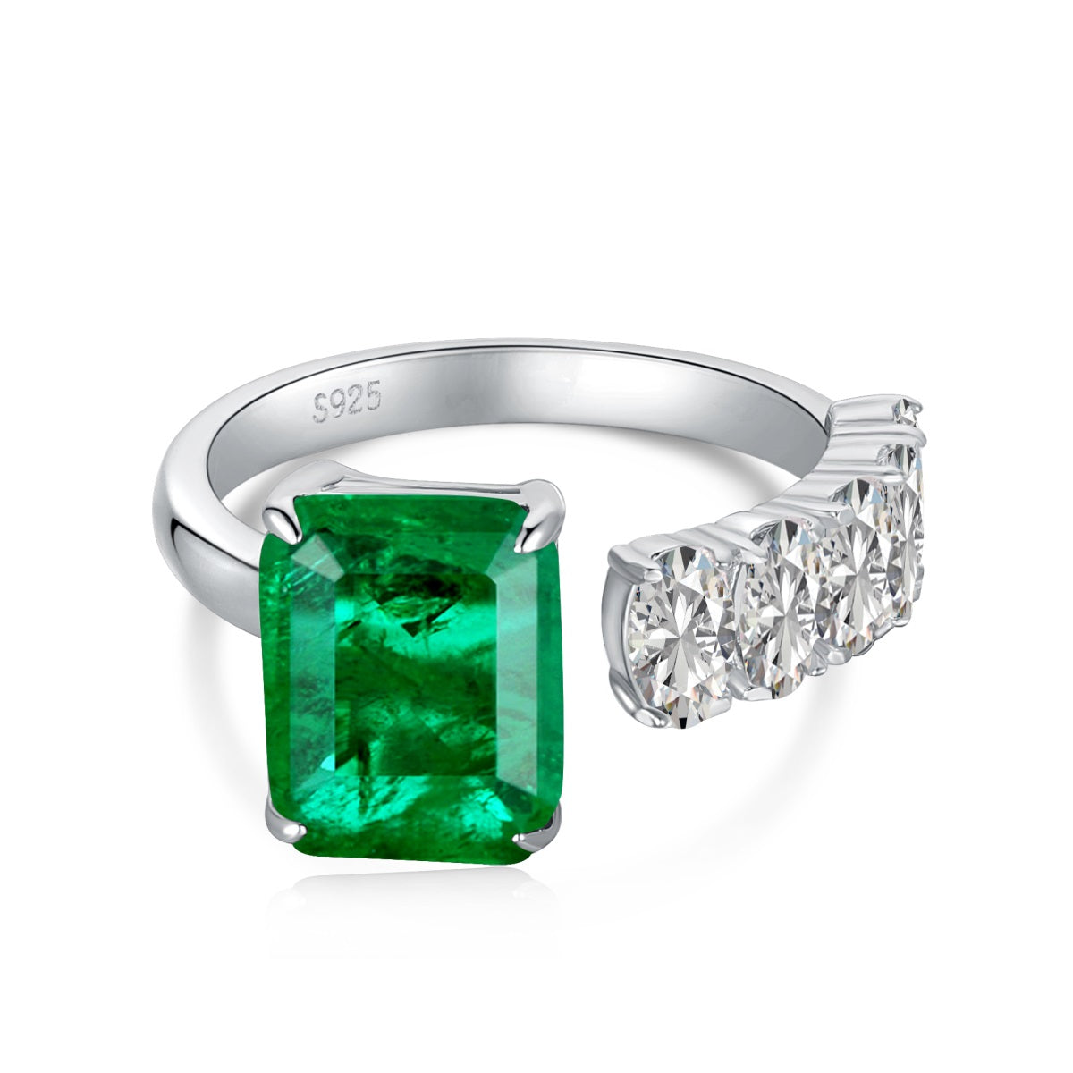 Emerald Cut Grace Ring