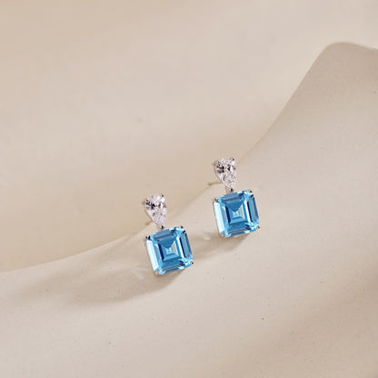 Princess Blues Statement Studs