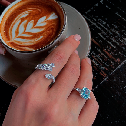 Radiant Blues Ring