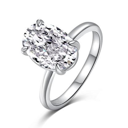 Lumo Oval Solitaire Ring