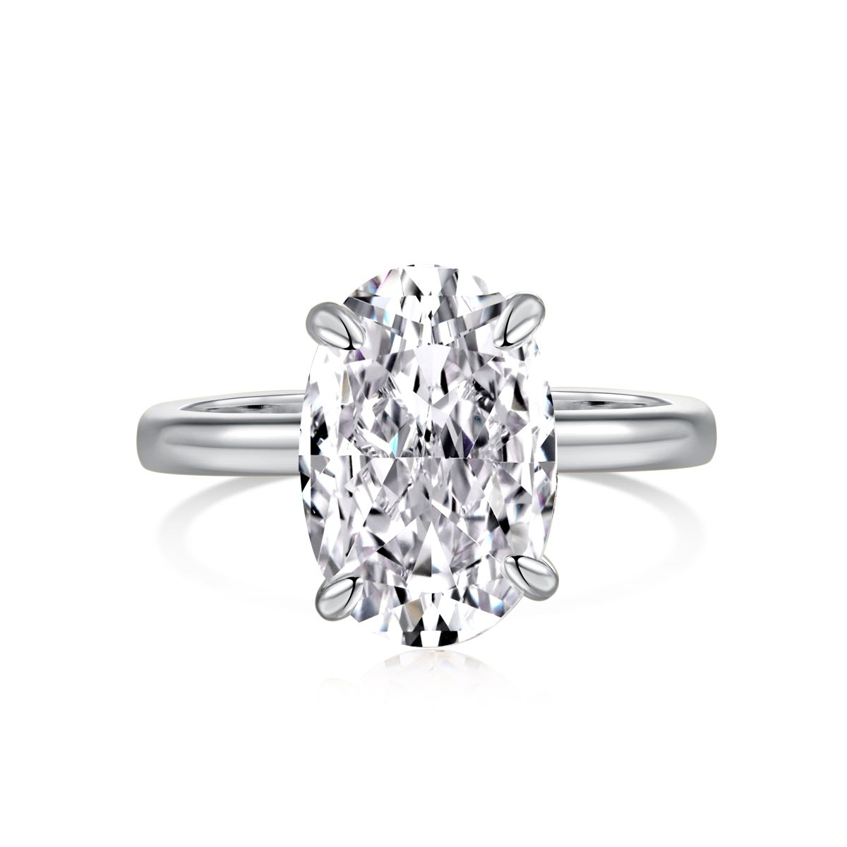 Lumo Oval Solitaire Ring