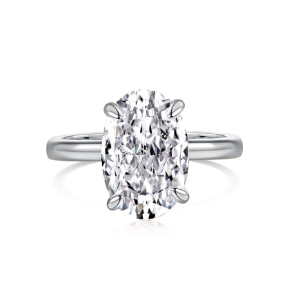 Lumo Oval Solitaire Ring